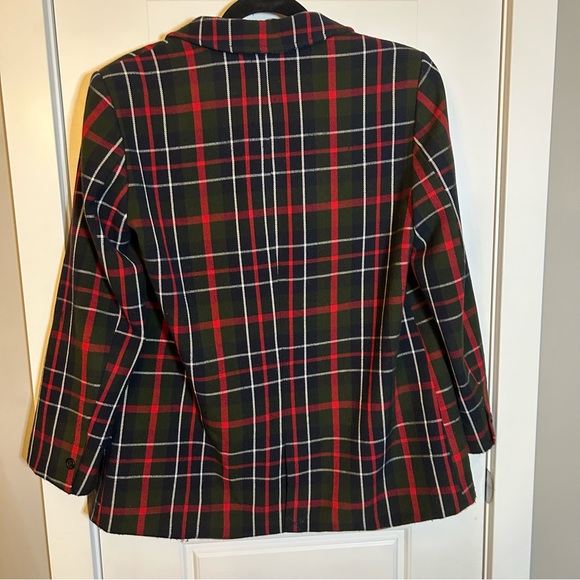 ONLY ONLYQUINN NEXT CHECK PLAID HEAVYWEIGHT BLAZER SIZE 38 (US 6) - Picture 9 of 15